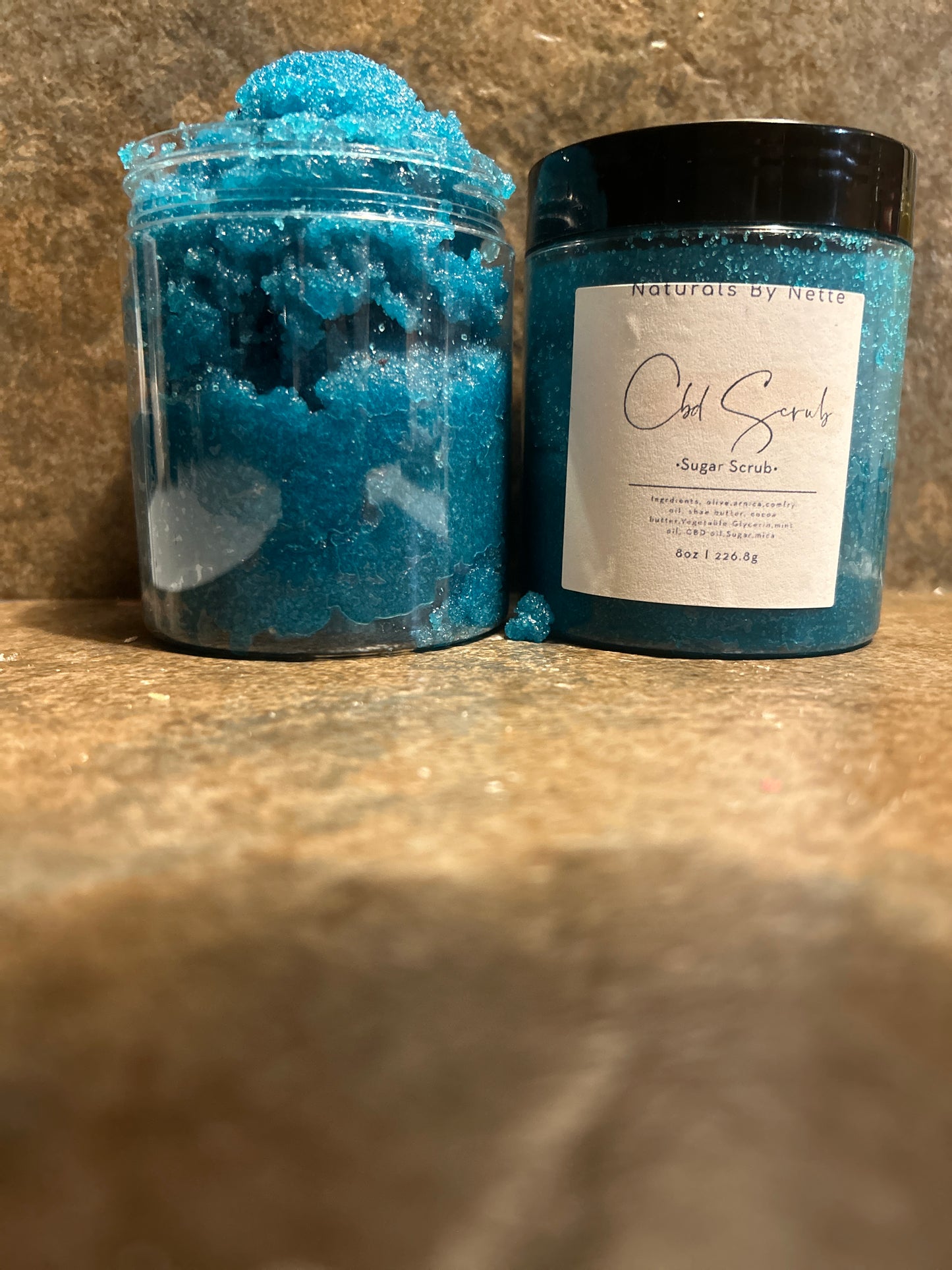 C.b d sugar scrub